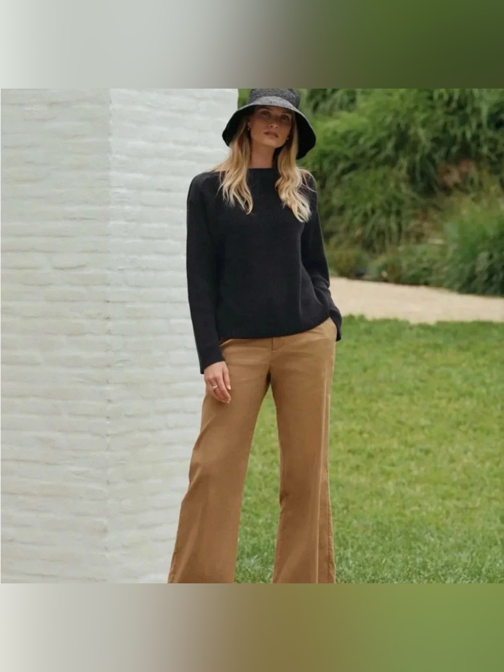 Jenni Kayne 100% Cotton Boatneck Sweater